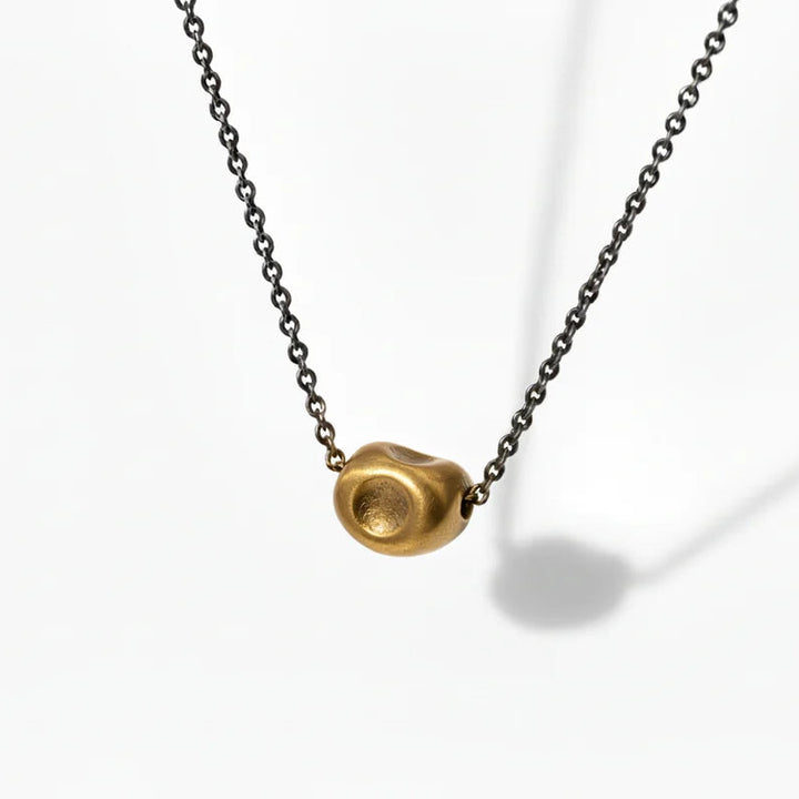 Warm Peony Single Seed Pendant