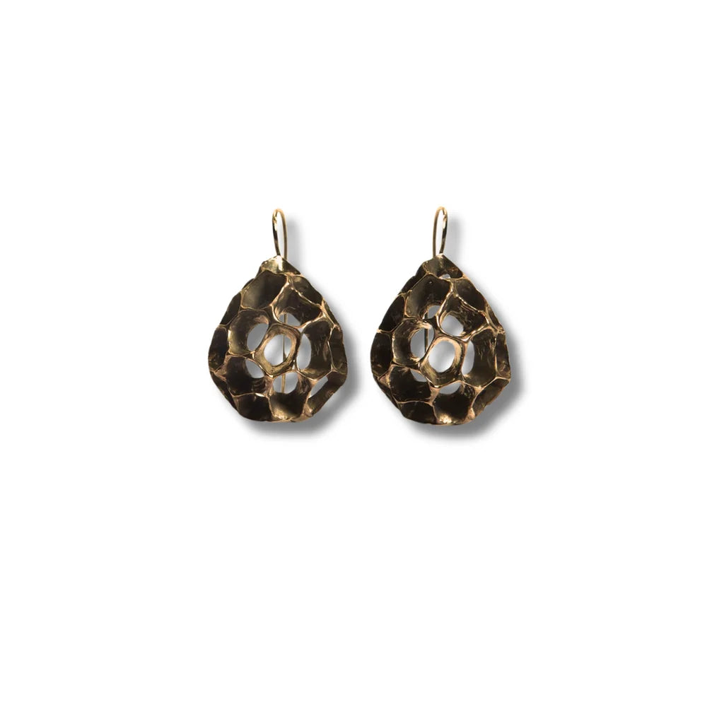 Warm Sweet Gum French Hook Earrings