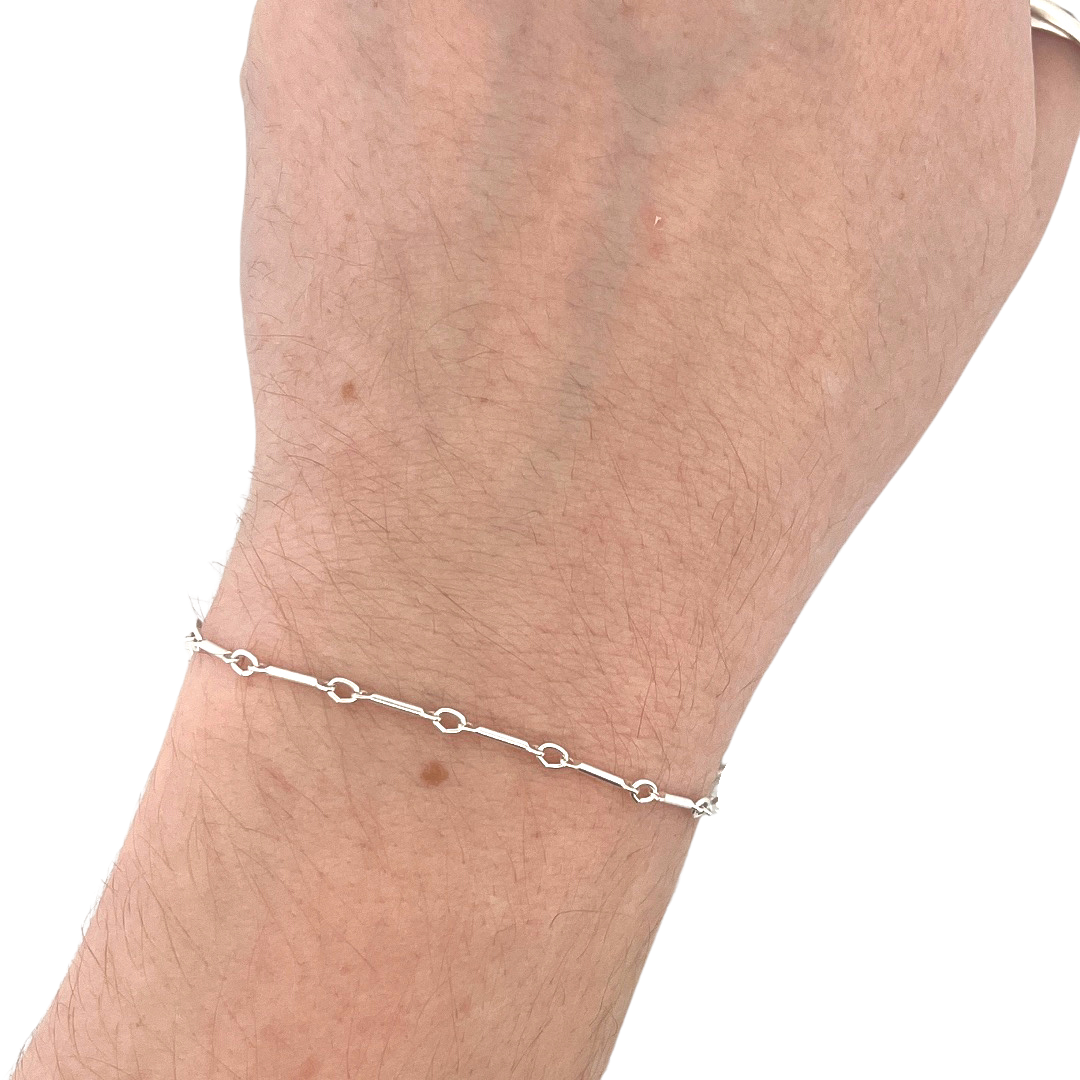 Bar and Link Chain Permanent Jewelry
