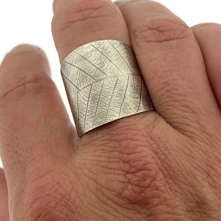 Sept 20 - Embossed Leaf Ring Workshop