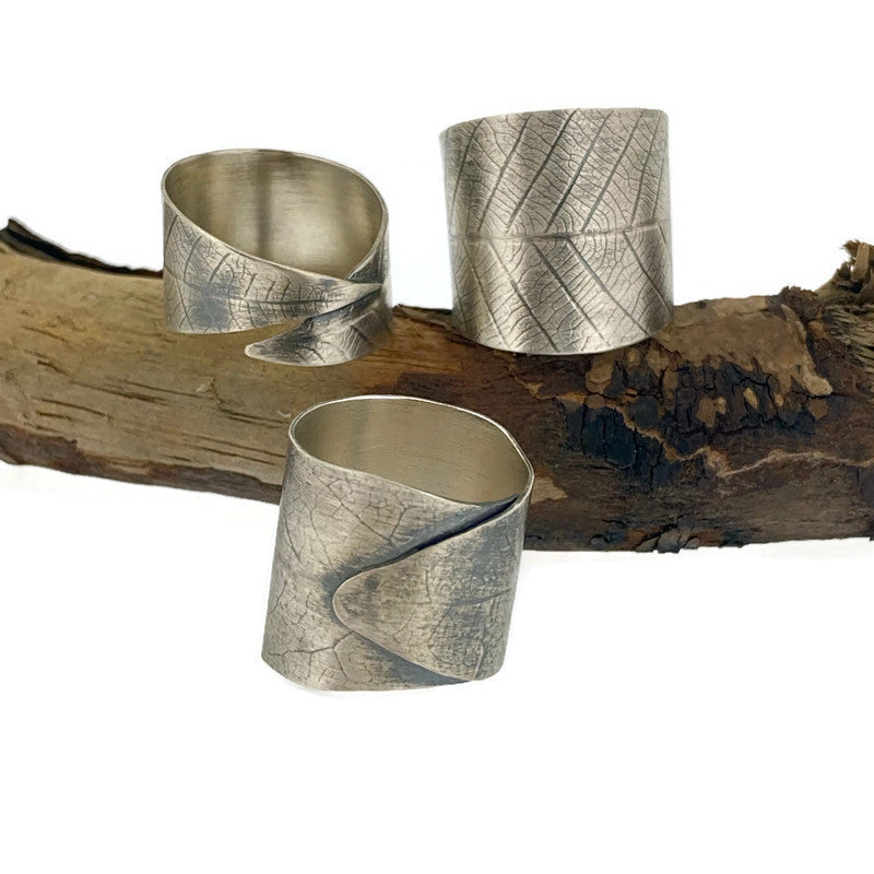 Sept 20 - Embossed Leaf Ring Workshop