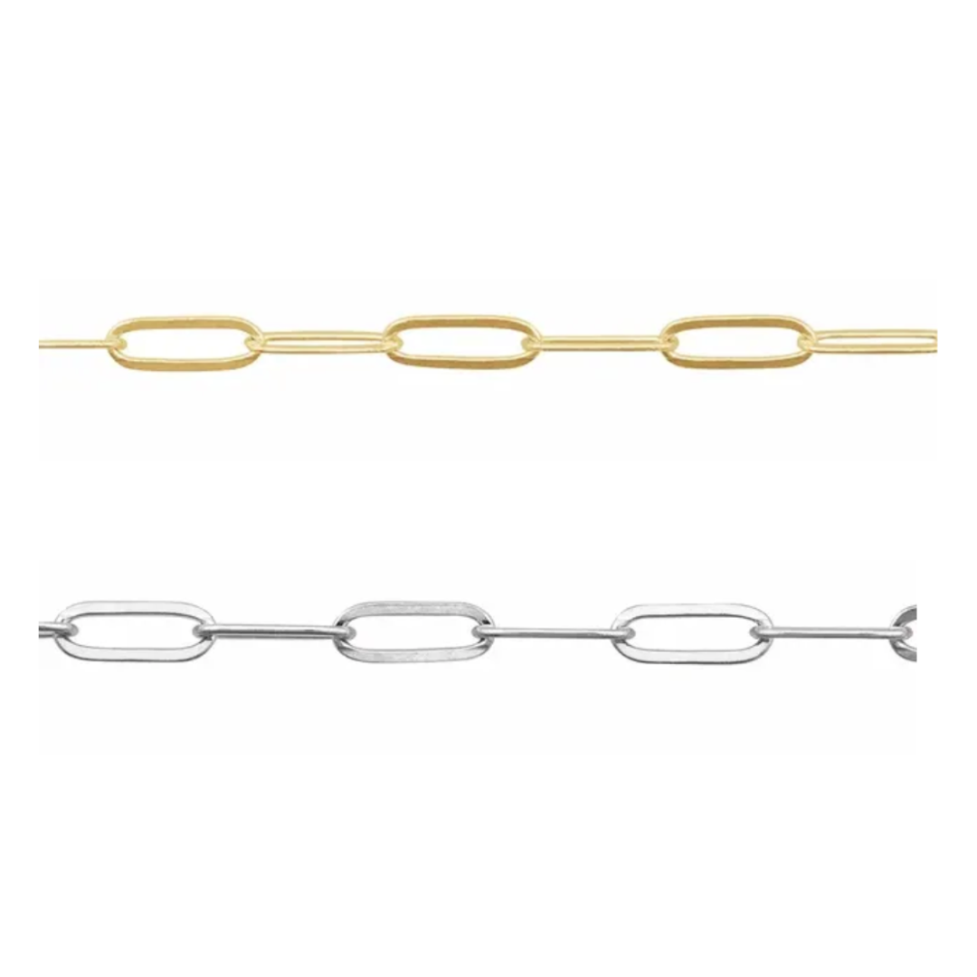 Light Paperclip Chain (Permanent Jewelry)