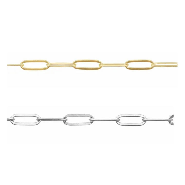 Light Paperclip Chain (Permanent Jewelry)
