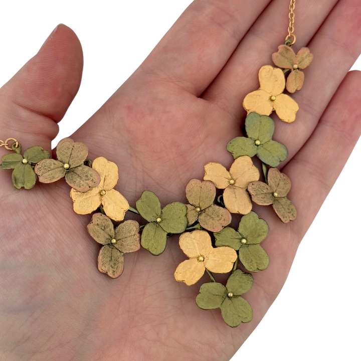 Wood Sorrel Statement Necklace